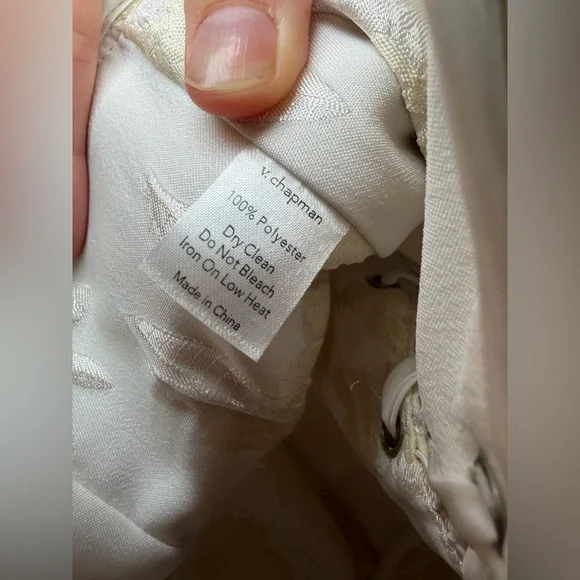 NWOT V Chapman Georgiana Top in Baroque Pearl Size Small - Picture 8 of 8